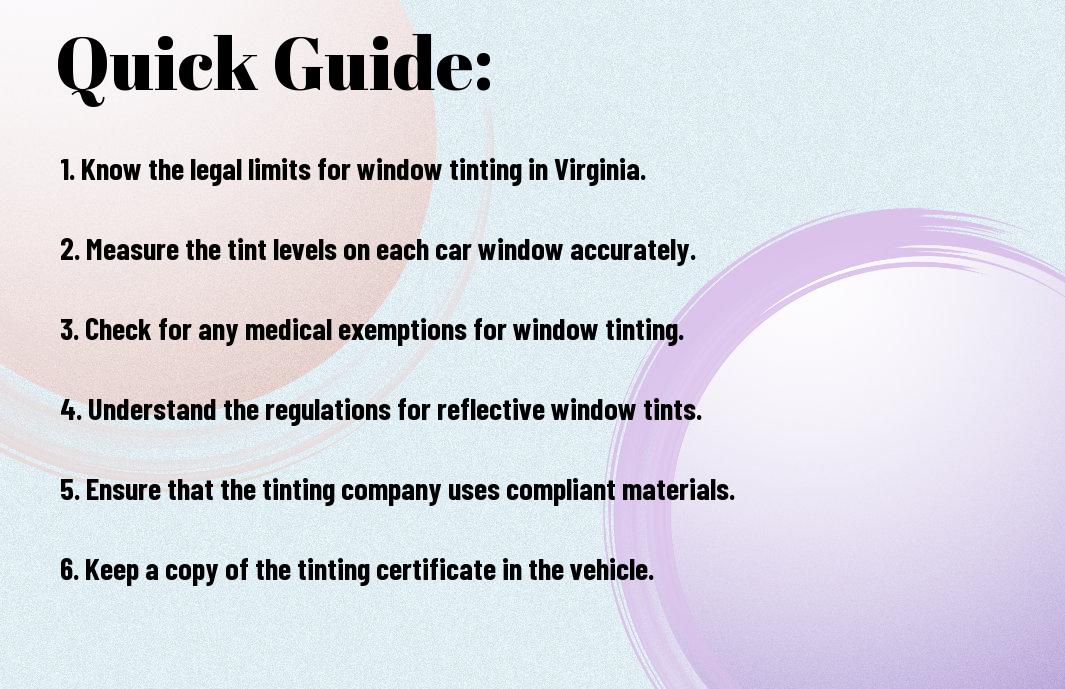 Virginia Window Tinting Laws Car Tinting Laws {2024}